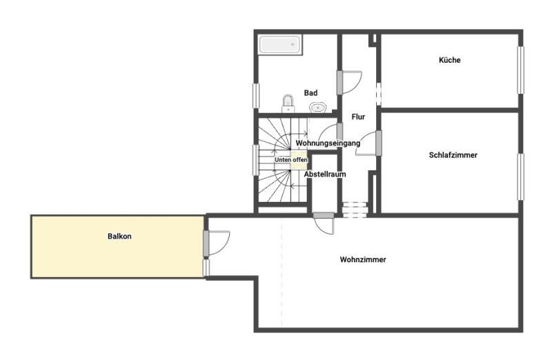 schöner Wohnen mit der WGK... im Zentrum von Köthen in der Ludwigstraße mit Dachterrasse zimmer