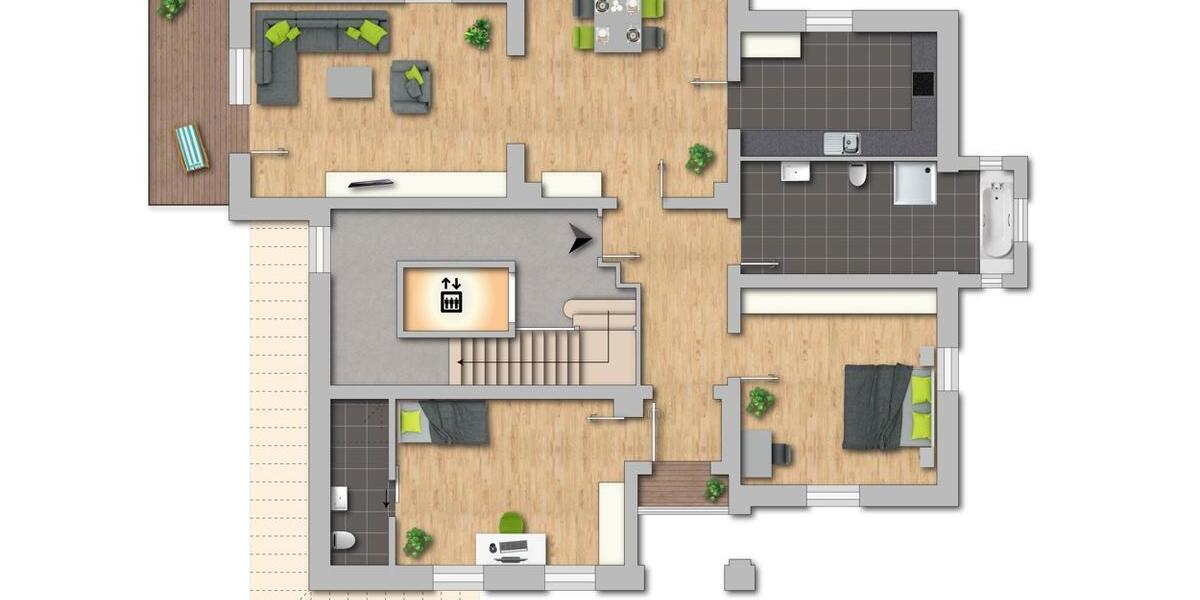 Großzügige Wohnung mit Aufzug und Charme 4 zimmer