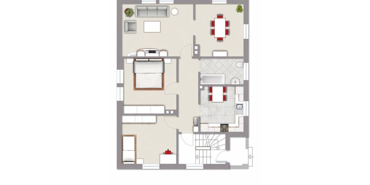 Erdgeschoßwohnung Biedenkopf - 4 Zimmer, 86 m&sup2;, 950&euro; | Angebot:26228104