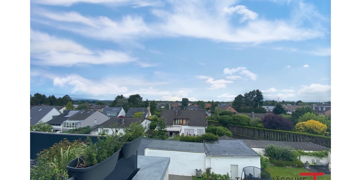Penthouse - Umlaufende Terrasse - geringe Nebenkosten - zwei Stellplätze - Einfamilienhaus Aachen / Brand Brand | Angebot:25945504