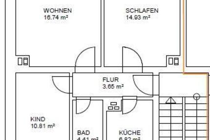 Wohnung Marienberg - 3 Zimmer, 58 m&sup2;, 299&euro; | Angebot:8870482