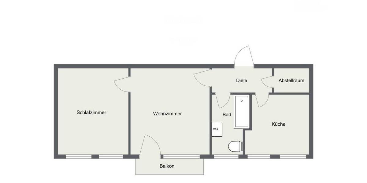 Etagenwohnung Bielefeld / Innenstadt Innenstadt - 2 Zimmer, 50 m&sup2;, 550&euro; | Angebot:26616761