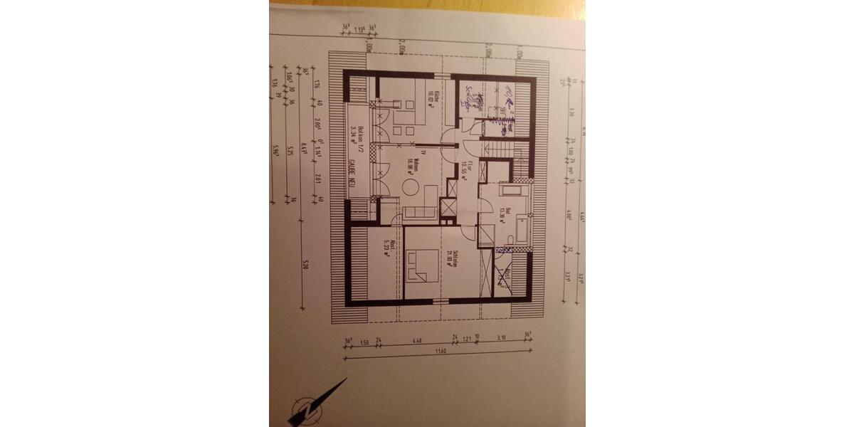 Dachgeschoßwohnung Kaufering - 3 Zimmer, 100 m&sup2;, 1.050&euro; | Angebot:25942833