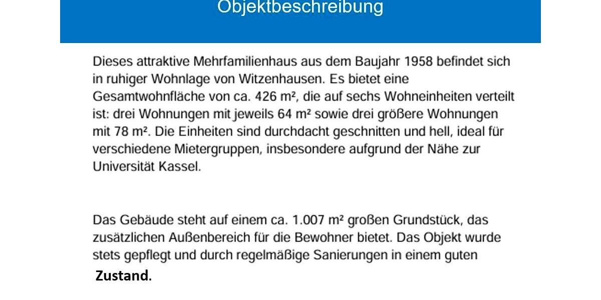 4ZKB 80m2 EG Balkon ruhige Lage 4 zimmer