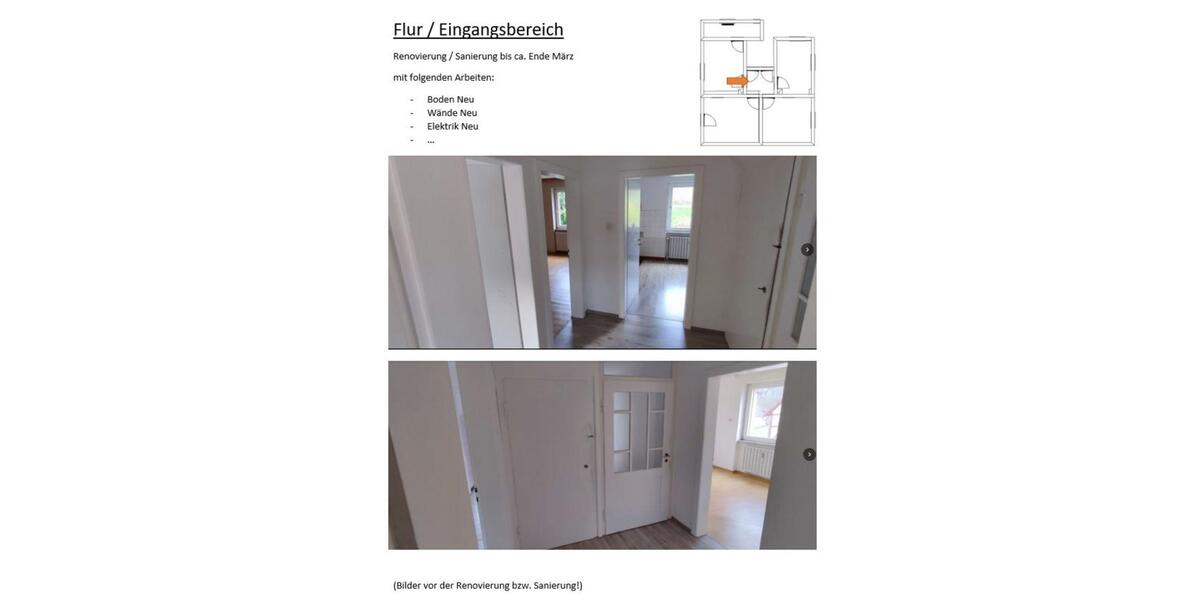 3 ZKB Wohnung 3 zimmer