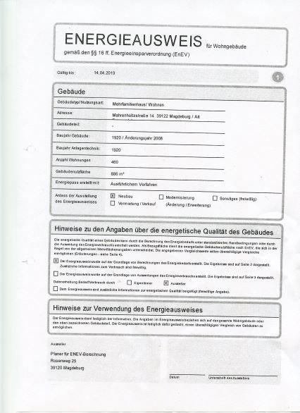 Erdgeschoßwohnung Magdeburg Beyendorf-Sohlen - 2 Zimmer, 72 m&sup2;, 509&euro; | Angebot:26182646