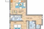Etagenwohnung Bennewitz - 2 Zimmer, 65 m&sup2;, 490&euro; | Angebot:26110631