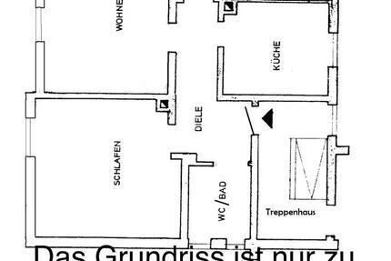 Neu renovierter Dachgeschosswohnung 3-Zimmer ca: 60 m² 3 zimmer