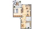 Etagenwohnung Aachen Aachen-Mitte - 2 Zimmer, 53 m&sup2;, 582&euro; | Angebot:26619410