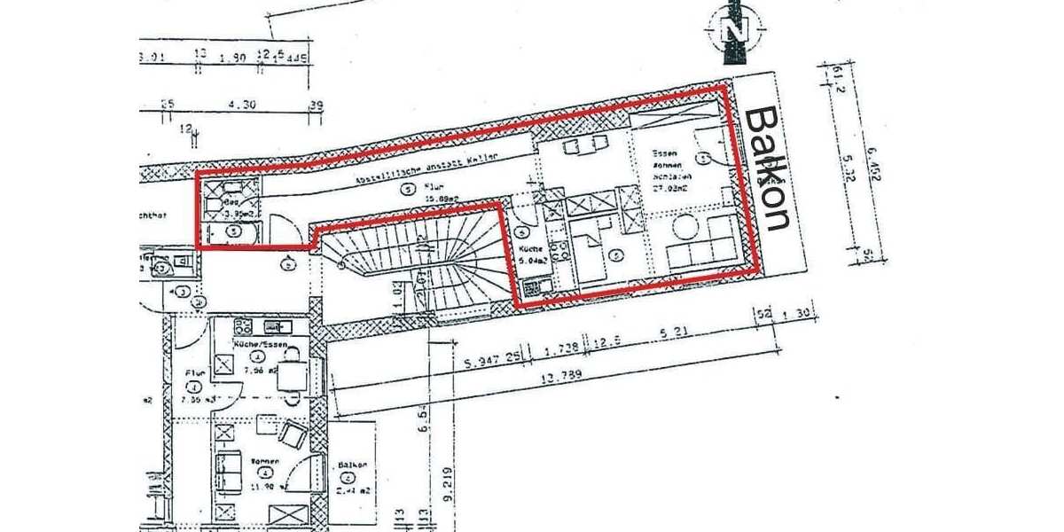 Moderne großzügige 1-Zimmer Wohnung im 3.OG mit großem Balkon - Etagenwohnung Mittweida Rößgen | Angebot:26963771