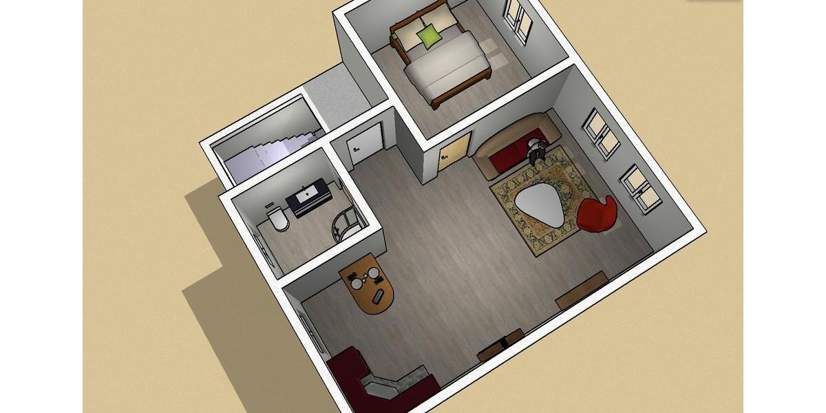 Dachgeschoßwohnung Apolda - 2 Zimmer, 45 m&sup2;, 340&euro; | Angebot:26670709