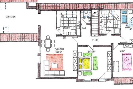 Wohnung Bechhofen - 5 Zimmer, 146 m&sup2;, 1.150&euro; | Angebot:25288789