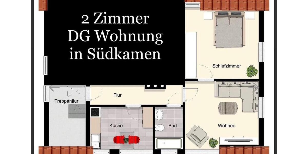 2 Zimmerwohnung in Südkamen 2 zimmer