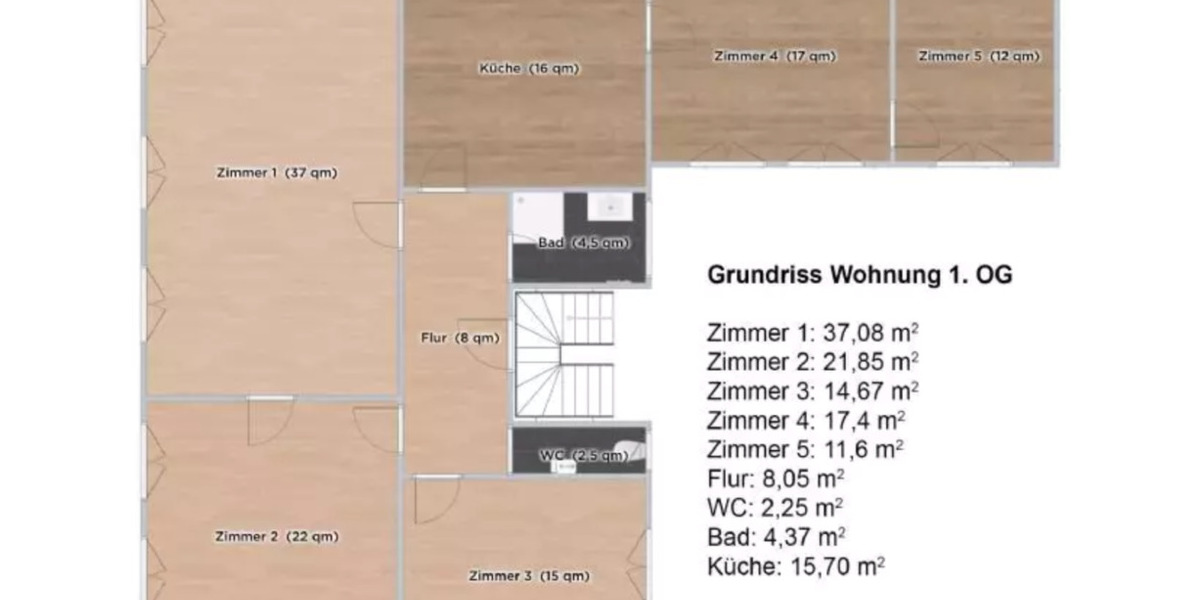 Etagenwohnung Hammelburg - 5 Zimmer, 133 m&sup2;, 900&euro; | Angebot:24480623