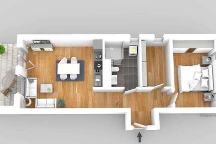 Wohnung zum Mieten in Celle 656 € 59.21 m²