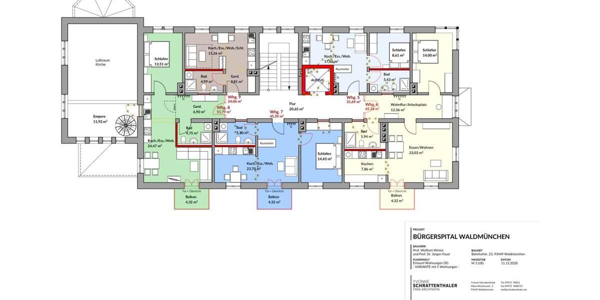 Etagenwohnung Waldmünchen - 2 Zimmer, 46 m&sup2;, 490&euro; | Angebot:24222161