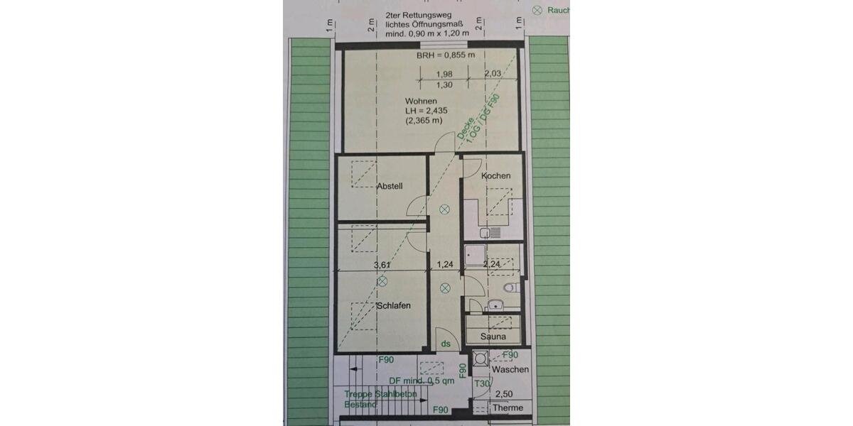 Dachgeschoßwohnung Warstein - 3 Zimmer, 73 m&sup2;, 490&euro; | Angebot:26384301