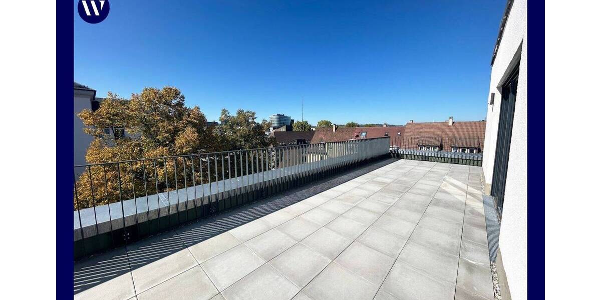 Exklusives Wohnen im 4. Obergeschoss: Traumhafte 3-Zimmer-Neubau-Wohnung mit Dachterrasse 3 zimmer