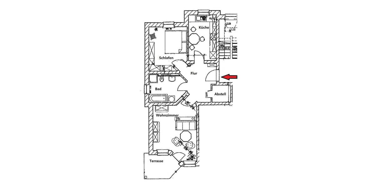 Etagenwohnung Sohland - 2 Zimmer, 67 m&sup2;, 370&euro; | Angebot:26730968
