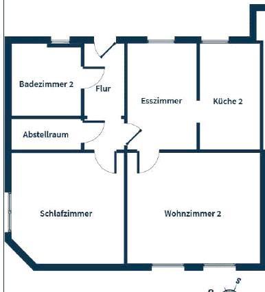 Erdgeschoßwohnung Bochum Bochum-Mitte - 3.5 Zimmer, 85 m&sup2;, 1.000&euro; | Angebot:25269444