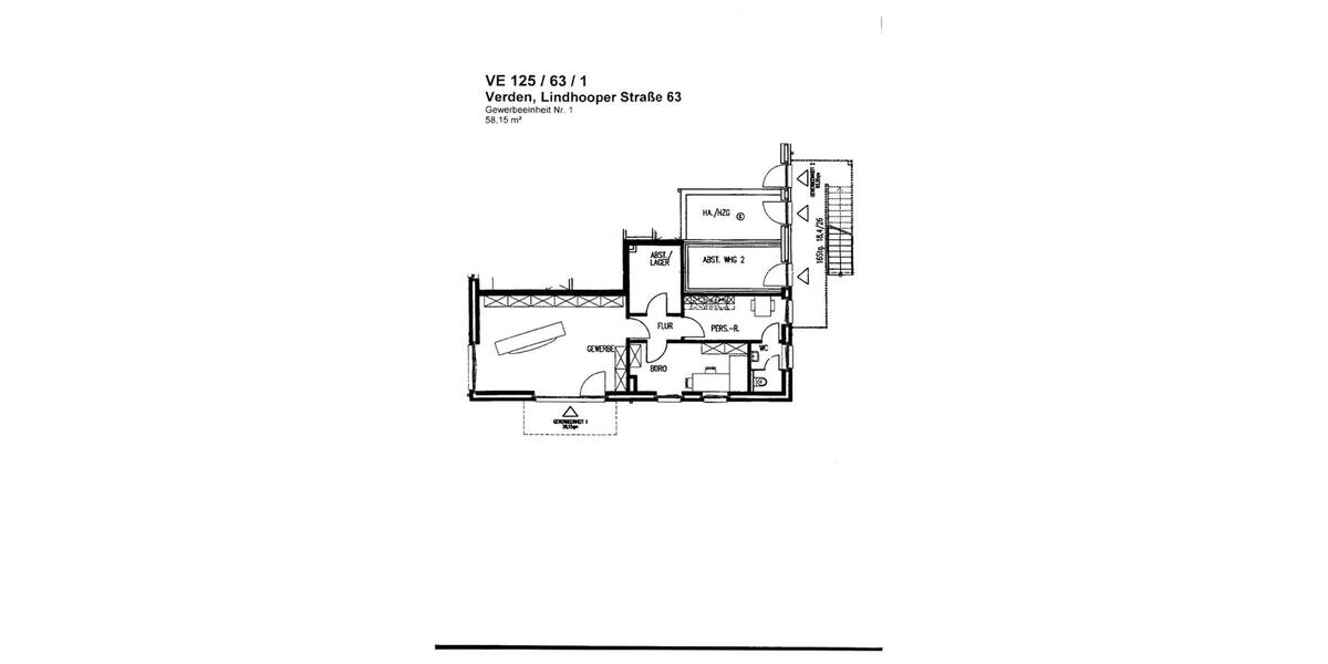 Bürofläche in Verden in zentraler Lage gelegen zimmer