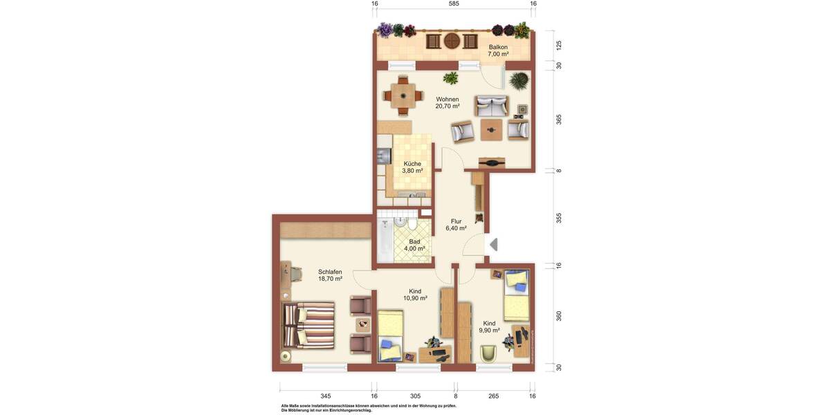 Etagenwohnung Weißwasser/O.L. O.L. - 4 Zimmer, 78 m&sup2;, 413&euro; | Angebot:25696502