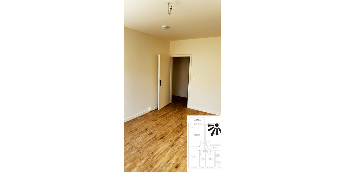 Etagenwohnung Annaburg - 3 Zimmer, 58 m&sup2;, 350&euro; | Angebot:19800294