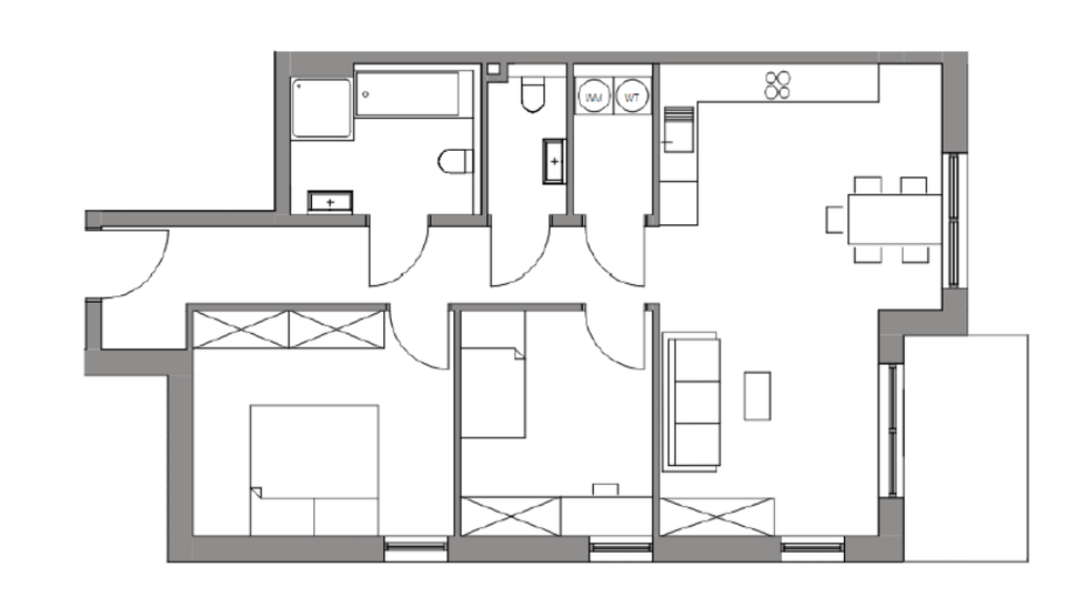 Etagenwohnung Erlenbach am Main - 3 Zimmer, 81 m&sup2;, 1.050&euro; | Angebot:24437826