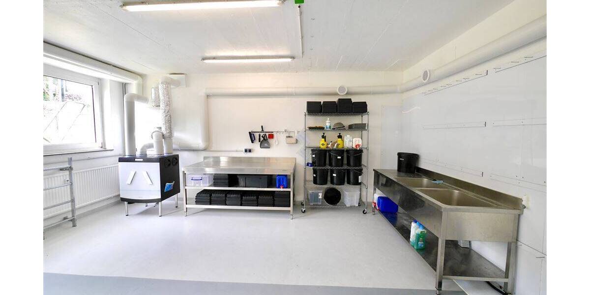 ProduktionBüroLagerAusstellungVerkauf im anfahrbaren Souterrain ab sofort frei! 3 zimmer