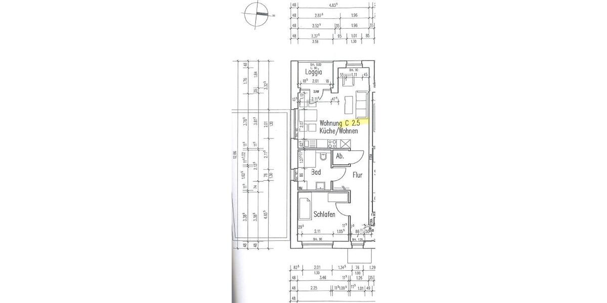 Etagenwohnung Münster Münster-West - 2 Zimmer, 54 m&sup2;, 770&euro; | Angebot:26337255