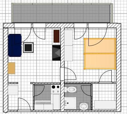 Etagenwohnung Bad Orb - 2 Zimmer, 38 m&sup2;, 530&euro; | Angebot:26607130