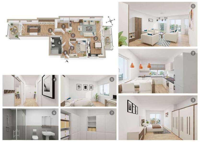 Wohnung zum Mieten in Inzlingen 1.150 € 93.44 m²