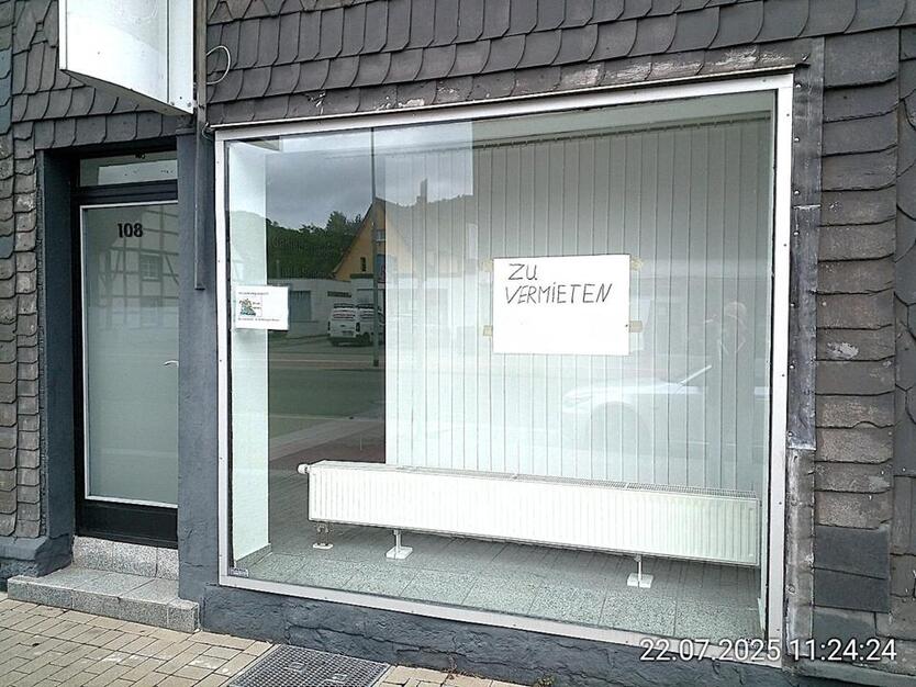 Ladenlokal 40m², Toilette, Küchenspüle