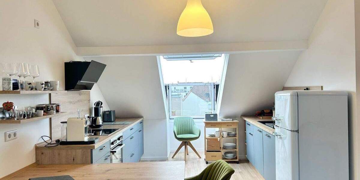 Etagenwohnung Fürth Innenstadt - 2 Zimmer, 54 m&sup2;, 650&euro; | Angebot:25878977