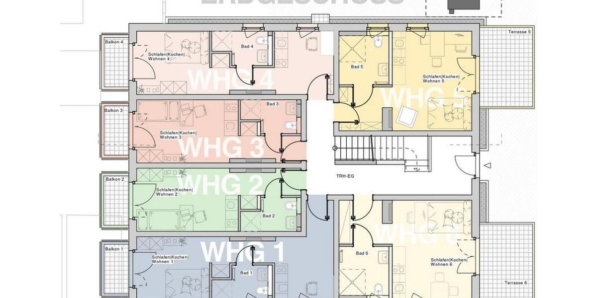 Etagenwohnung Marburg Biegenviertel - 1 Zimmer, 27 m&sup2;, 675&euro; | Angebot:26623571