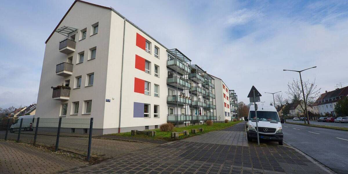 Etagenwohnung Nürnberg Großreuth h d Veste - 4 Zimmer, 109 m&sup2;, 1.150&euro; | Angebot:26203712