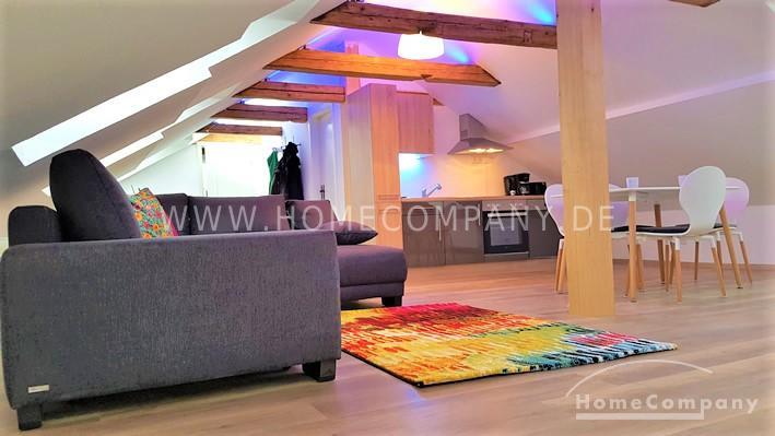MöbliertFurnished Große 3-Zimmer DachWohnung in Dresden-Dobritz max. 4 Personen