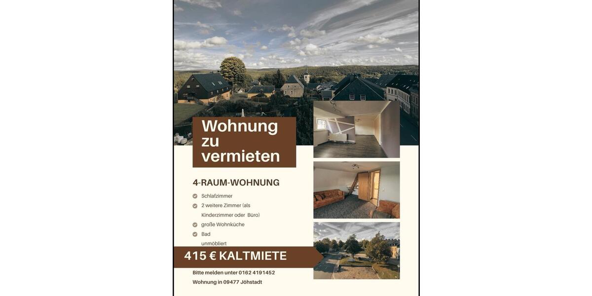 Schöne 4-Raum Wohnung zu vermieten! 4 zimmer