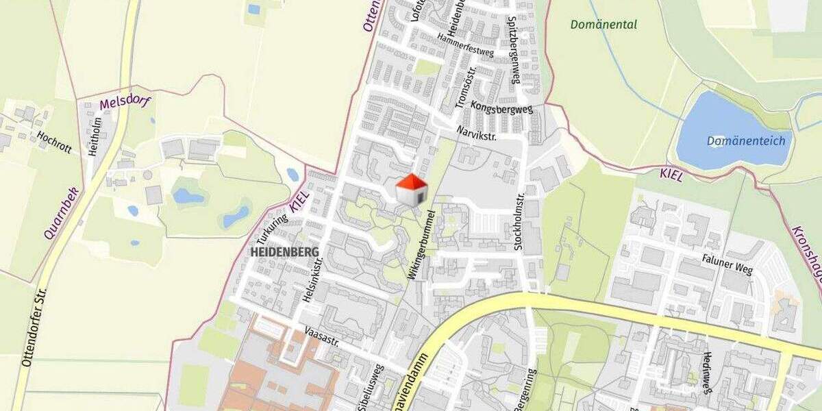 Etagenwohnung Kiel Mettenhof - 4 Zimmer, 106 m&sup2;, 1.030&euro; | Angebot:25725666