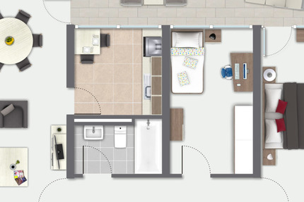 Wohnung Unterhaching - 3 Zimmer, 88 m&sup2;, 1.900&euro; | Angebot:24661912