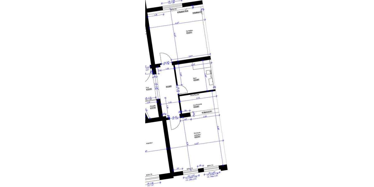 Etagenwohnung Dortmunf Innenstadt West - 2 Zimmer, 56 m&sup2;, 380&euro; | Angebot:27055771