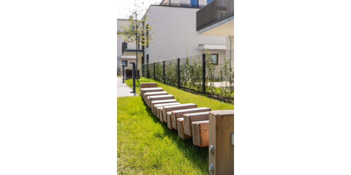 Erstbezug: 2-Zi-Gartenwohnung mit Einbauküche, 2 Terrassen und TG-Einzelstellplatz 2 zimmer