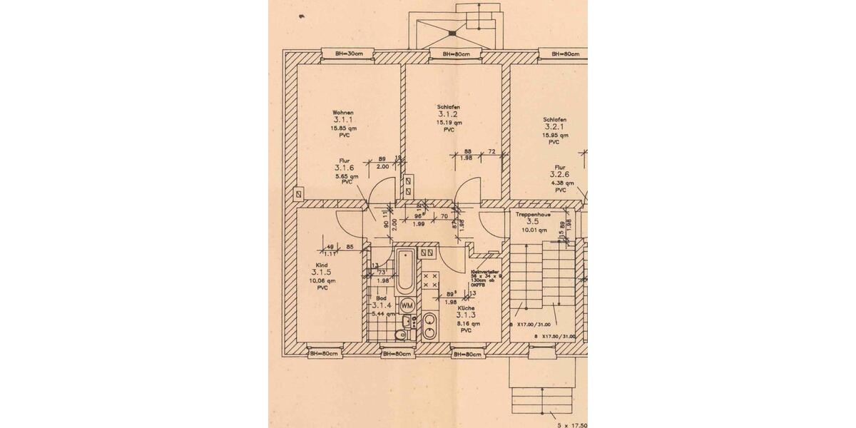 Etagenwohnung Haselbachtal - 3 Zimmer, 59 m&sup2;, 325&euro; | Angebot:26284716