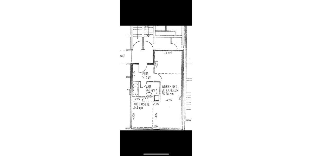 Etagenwohnung Bickenbach - 1 Zimmer, 50 m&sup2;, 800&euro; | Angebot:24826850