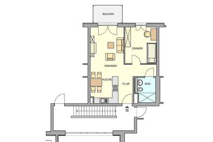 Wohnung Weinböhla - 2 Zimmer, 55 m&sup2;, 674&euro; | Angebot:24456656
