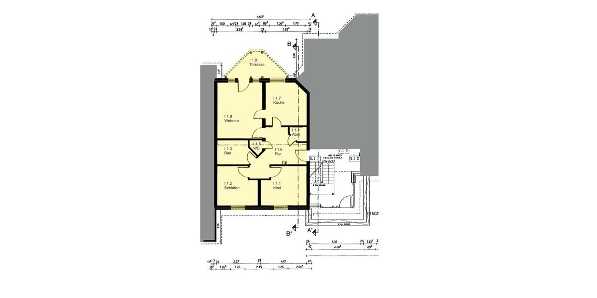 Erdgeschoßwohnung Rinteln - 3 Zimmer, 82 m&sup2;, 800&euro; | Angebot:26636510