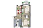 Erdgeschoßwohnung Chemnitz Kapellenberg - 3 Zimmer, 61 m&sup2;, 360&euro; | Angebot:26701382