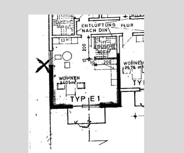 Etagenwohnung Bad Sooden-Allendorf Allendorf - 1 Zimmer, 39 m&sup2;, 310&euro; | Angebot:24831101