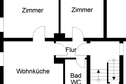 Wohnung Herford - 3 Zimmer, 51 m&sup2;, 489&euro; | Angebot:27655893
