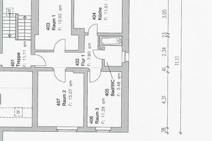 3-Raum-Wohnung 3 zimmer